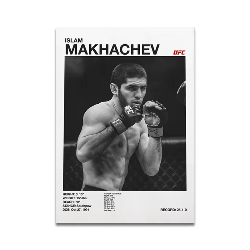 Unleash Your Inner Champion with Our MMA Boxing Star Canvas Art - Perfect Gift for Fight Lovers! 🥊🎨 #HomeDecor #BoxingArt
